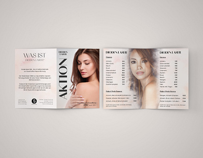 Bifold Brochure design for cosmetic studio 4 pages a4 size advertising beauty flyer bi fold brochure bifold bifold brochure brochure brochure design cosmetic cosmetic brochure design flyer flyer design flyer template leaflet print ready skin care bifold brochure skin care brochure skin care brochure design