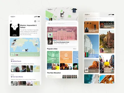 Mocation design film flat map maps mocation user experience user interface ux