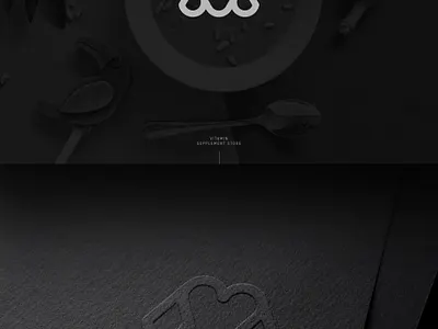 Brand Mark / Vitamin supplement store black branding embos icon identity logo logofolio logotype mark minimalistic mono monogram sign store supplement vitamin