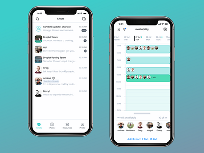 Manage Events App | Droplet app clean design minimal ui ux