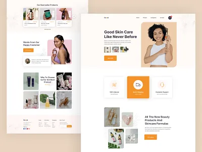 Cueva- Skin Care Landing Page beauty product skin skin care