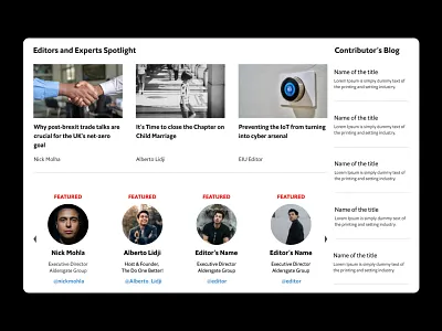 EIU PERSPECTIVES Category Page 2/6 clean design desktop economist events ui ux ux design