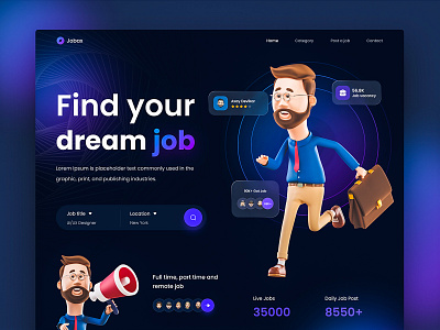 Find job Web Design 3ddesign 3dwebdesign dreamjob findjob graphic designer ui designer illustration jobfind jobfinder jobserch serchjob ui design uidesign webapp webdesign webui webuiux