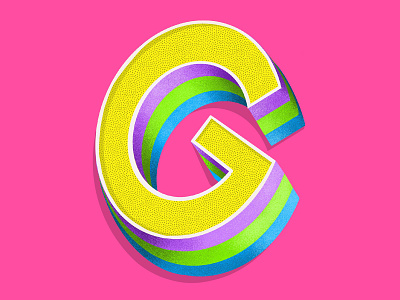 Letter G design digitalpainting handmadetype illustration lettering lettering art lettering artist procreateapp