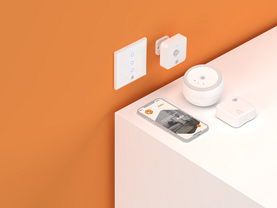 Smart Home Product 3d Rendering Adobe Dimension 3d branding design graphic design