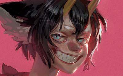 Demon animation anime artwork cartoon character design concept art design digital art digital artwork digital painting drawing fan art graphic design illustration illustration artist inspiration art inspired illustration photoshop drawing photoshop painting sketch