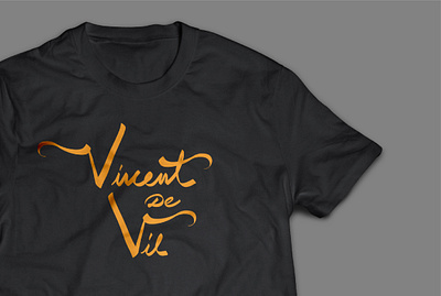 Vincent De Vil 3d animation branding design graphic design hand written icon illustration logo motion graphics script signature logo t shirt typography ui ux vector