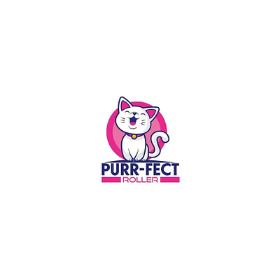 Purr-Fect Logo branding creative design creative logo design illustration logo logo design mascot vector