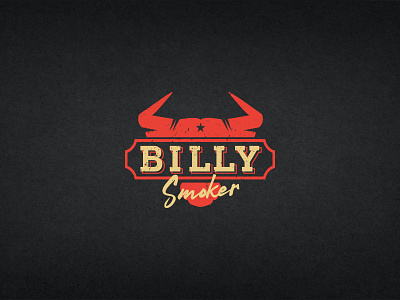 Billy Smoker branding bull chicken design food graphic design grill illustration logo meat pork restaurant smoke smoker vector