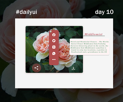 share page design #dailyui day 10 dailyui design ui