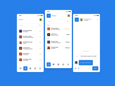 Mobile Medical Application - Concept #2 app design ui ux