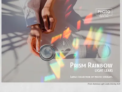 Prism Rainbow Light Leaks Overlays actions color design effect effects flare glow hipster lens lens flares lens leaks light flares light leaks overlay overlays photo photoshop prism rainbow textures
