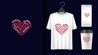 Love the process adobe adobe illustrator branding design graphic design heart heart design icon ideas illustration illustrator logo logo design love minimal design minimalist design ideas photoshop process logo t shirt design ui