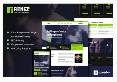 Fitnez design ui ux web webdesign webdesigner website