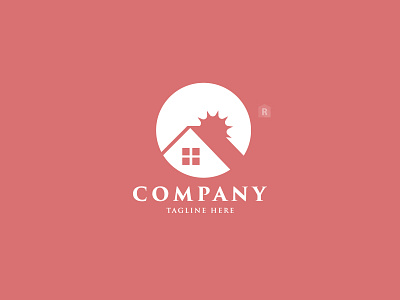Sun Real Estate Logo ($300) construction home logo logo real estate