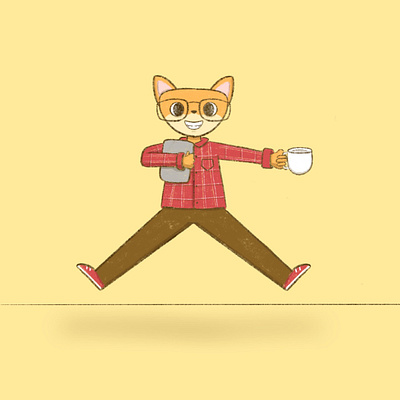 Geek Foxy children childrens illustration illustration illustration art illustrator