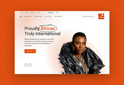 GTBank Website Concept africa african app bank banking design dribbble figma gtbank lagos landing page nativebrands nigeria nigerian ui uiux ux vector web website