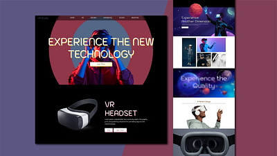 Virtual Reality designer front end development frontend illustration illustrator vector