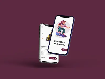 Skateboard Mobile app Design adobe appdesign branding figma graphic design illustration logo mobileappdesign ui uiux