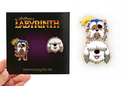 Labyrinth Pin Set character design illustration jerrod maruyama jmaruyama labyrinth pins