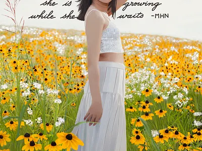 Portrait & lettering Illustration design illustration inspiration landscape lettering motivational quotes portrait procreate