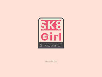 SK8 Girl | Streetwear branding design graphic design logo vector