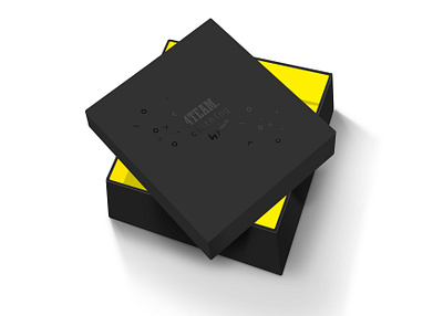4team clothing presentation box box box design branding cardboard box design illustration package design packaging presentation design