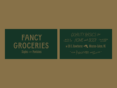 Fancy Groceries branding boutique branding clothing design icon identity layout logo menswear shop typography