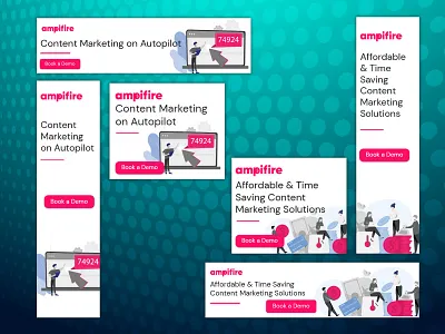 Ampifire Display Ads digital marketing display ads google ads graphic design marketing web banners