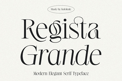 Regista Grande - Modern Display Serif Font advertising branding classy display display font elegant fashion font fonts lettering logo luxury magazine minimalist modern sans serif serif typeface typography unique