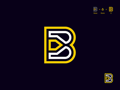 Letter B Home Logo b best real estate logos branding creative design housing logo identity illustration letter b home logo letter b house logo letter b logo letter b real estate logo logo logo design logotype minimalist monogram real estate logo real estate logo ideas typography