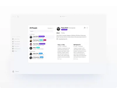 Notes About People — People after effects app design figma motion motion design motion graphics note note tool notes notes about people product design user experience user interface ux web design website website design writing tool