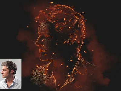Hell Fire Effect - Photoshop Action action design digital effect fire fire action fire actions fire effect fire effects illustration logo manipulation photography photomanipulation photoshop photoshop action photoshop effect photoshop effects professional realistic