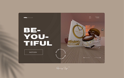 Beauty Brand Landing Page animation beauty branding daily design e commerce landingpage shop skincare store ui inspiration ui trend uiux userinterface web webdesign website