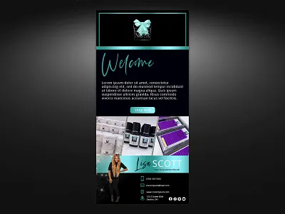 Beaute Box Noir Email Template campaign digital marketing email campaign email design graphic design marketing