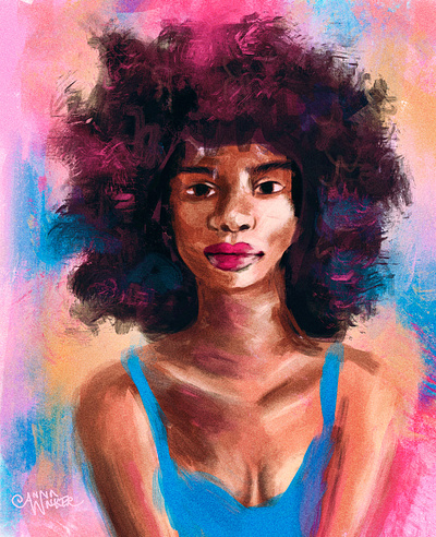 Digital Painting | Procreate Pocket art colorful digitalart digitalpainting digitalportrait painting pocket portrait procreate procreatepocket