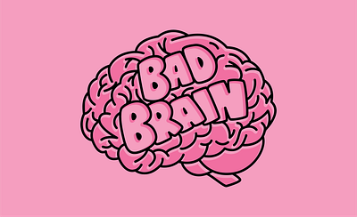 Bad Brain Logo Concept bailey carlin barstool barstool sports branding graphic identity ill illustration logo social media vector