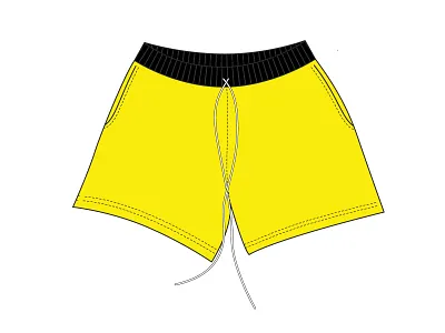 Mesh Shorts CAD / Tech Pack apparel apparel design cut and sew design graphic illustration kentucky louisville merchandise mesh shorts small brand streetwear tech pack technical design vector