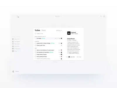 Notes About People — To Dos after effects app design figma motion motion design motion graphics note note tool notes notes about people product design ui user experience user interface ux web design website website design writing tool