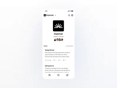 Notes About People ā App after effects app design figma motion motion design motion graphics note note tool notes notes about people product design ui user experience user interface ux web design website website design writing tool
