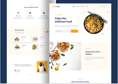 Food Delivery Landing Page 🍕 app food burger pizza app chef app food order delivery app burger pizza app food and drink restaurant app food delivery app food food delivery landing page food order landing page pizza app recipe app restaurant app web design website recipe app website recipe app