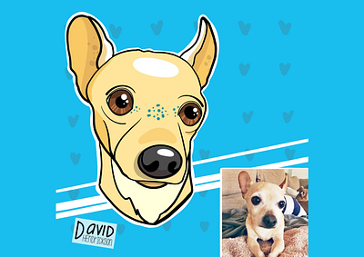 Oliver animals design dog graphic design illustration portrait procreate vector