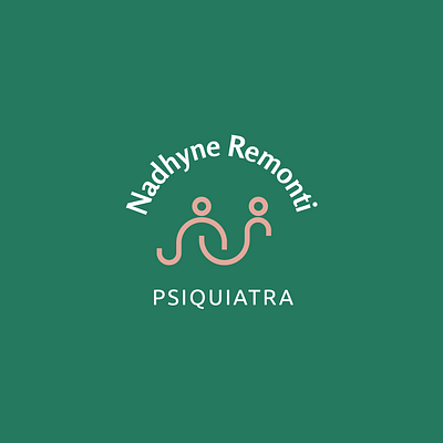 Nadhyne Remonti Psiquiatra | Smile Logo branding design flat happy icon illustration logo minimal people psychiatry smile vector