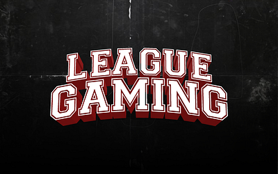 League Gaming Logo. e games e sports egames esport gaming internet logo photoshop