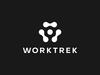 WorkTrek Logo animation logo logo app production app work app worktrek
