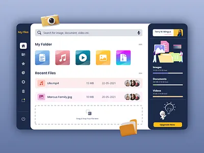 File Manager - Desktop Application biztech biztechcs graphic design uidesign ux uxdesign
