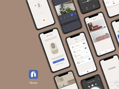 Nooie app design ui