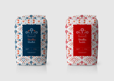 Flour packaging, Veselka bag flour graphic design pack packaging product