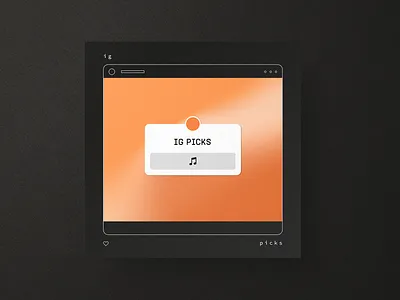ig picks design flat graphic design illustration illustrator music playlist spotify