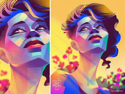 Portrait Sketch character design girl illustration illustrator portrait procreate samji illustrator